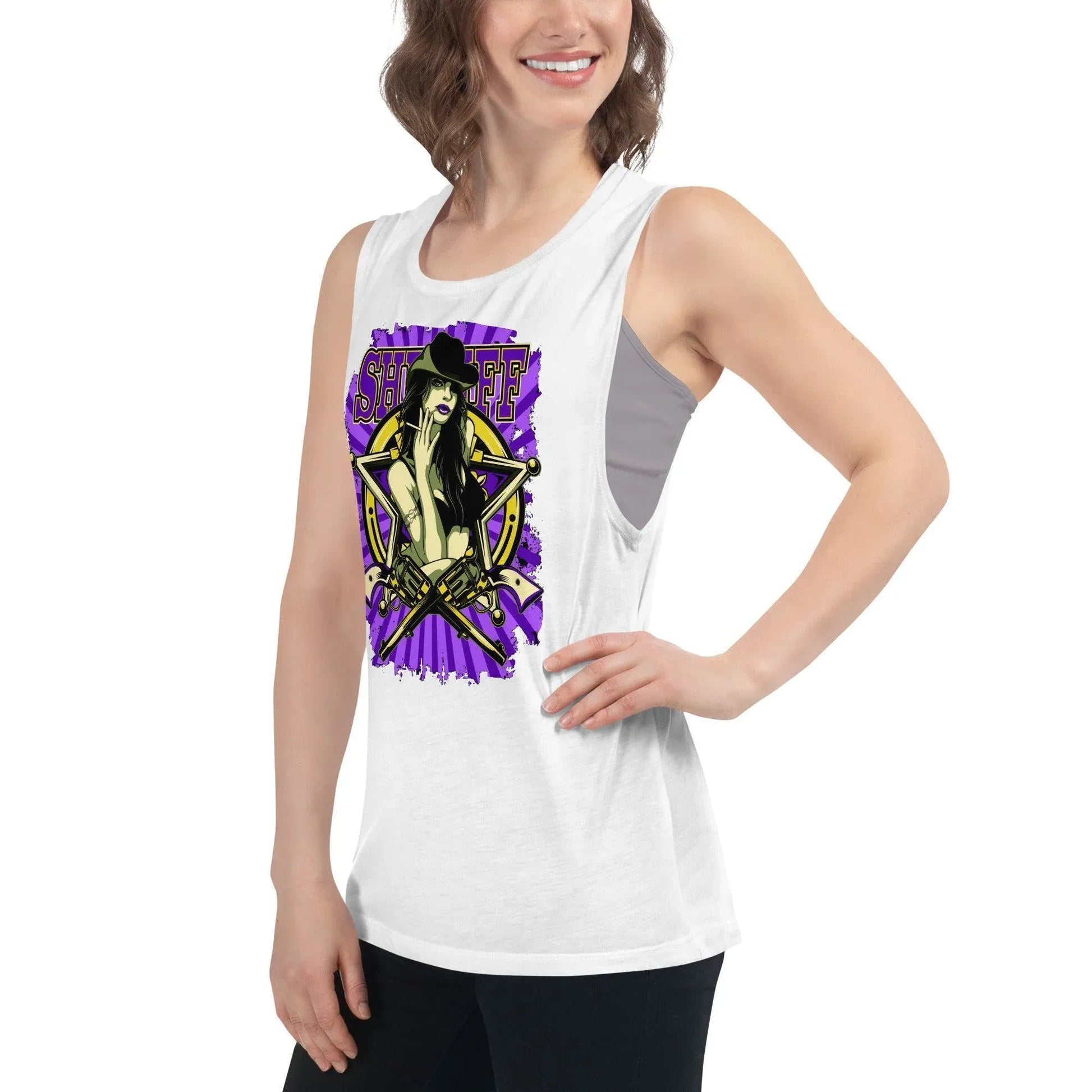 sheriff-damen-tank-top-tank-top-jlr-design-17 - JLR Design