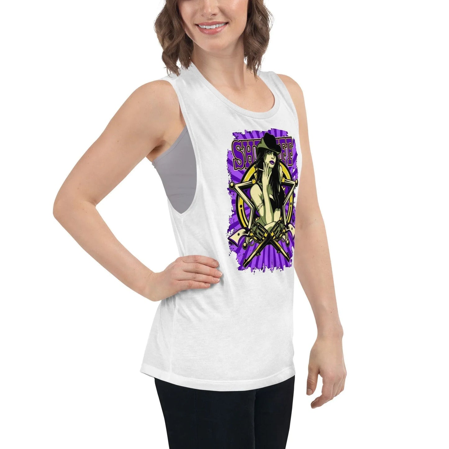 sheriff-damen-tank-top-tank-top-jlr-design-18 - JLR Design