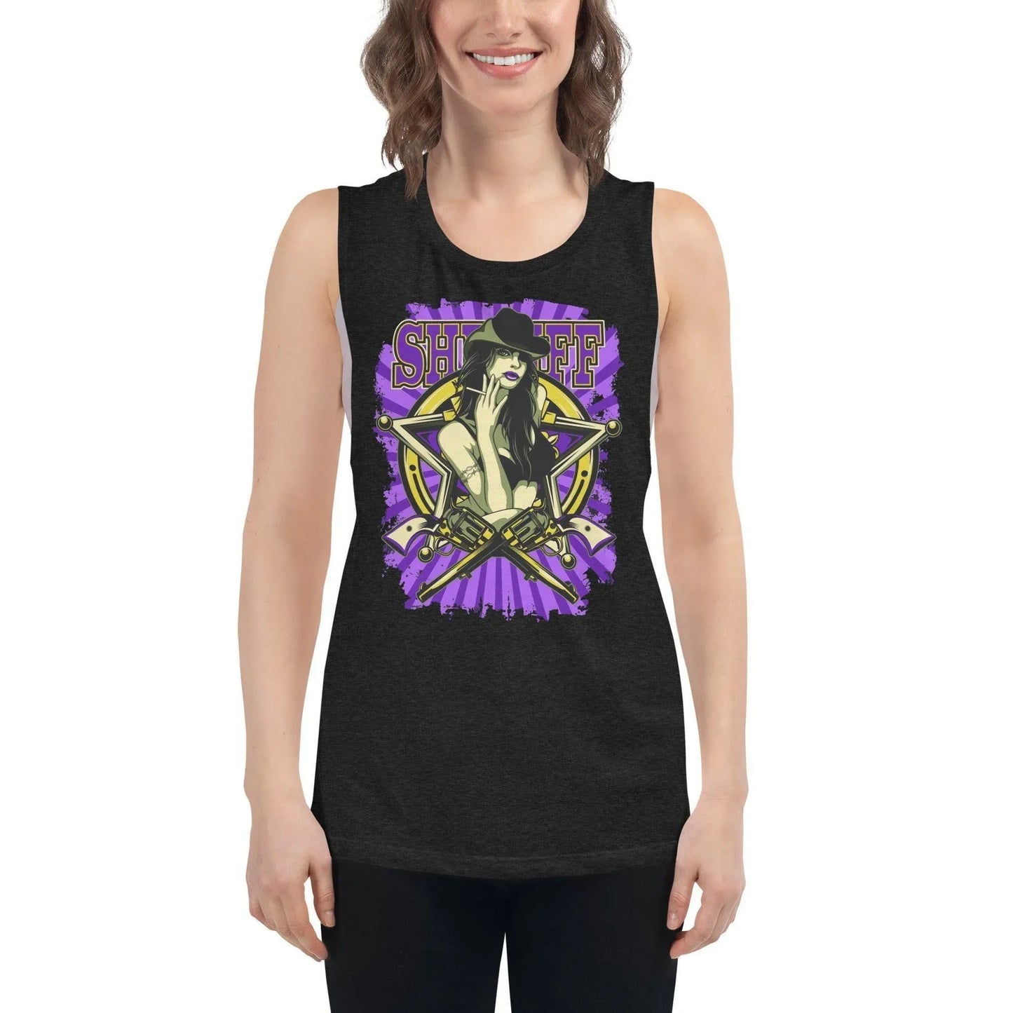 sheriff-damen-tank-top-tank-top-jlr-design-2 - JLR Design