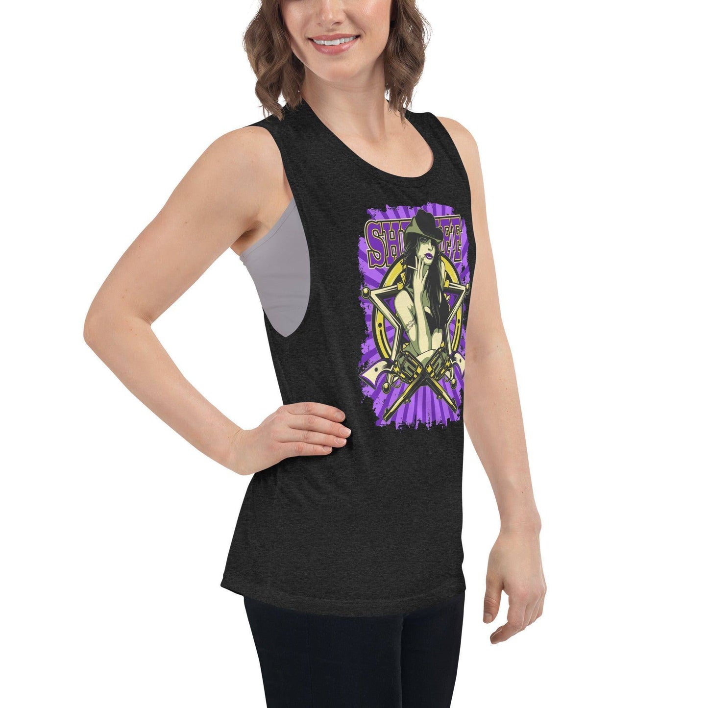 sheriff-damen-tank-top-tank-top-jlr-design-4 - JLR Design
