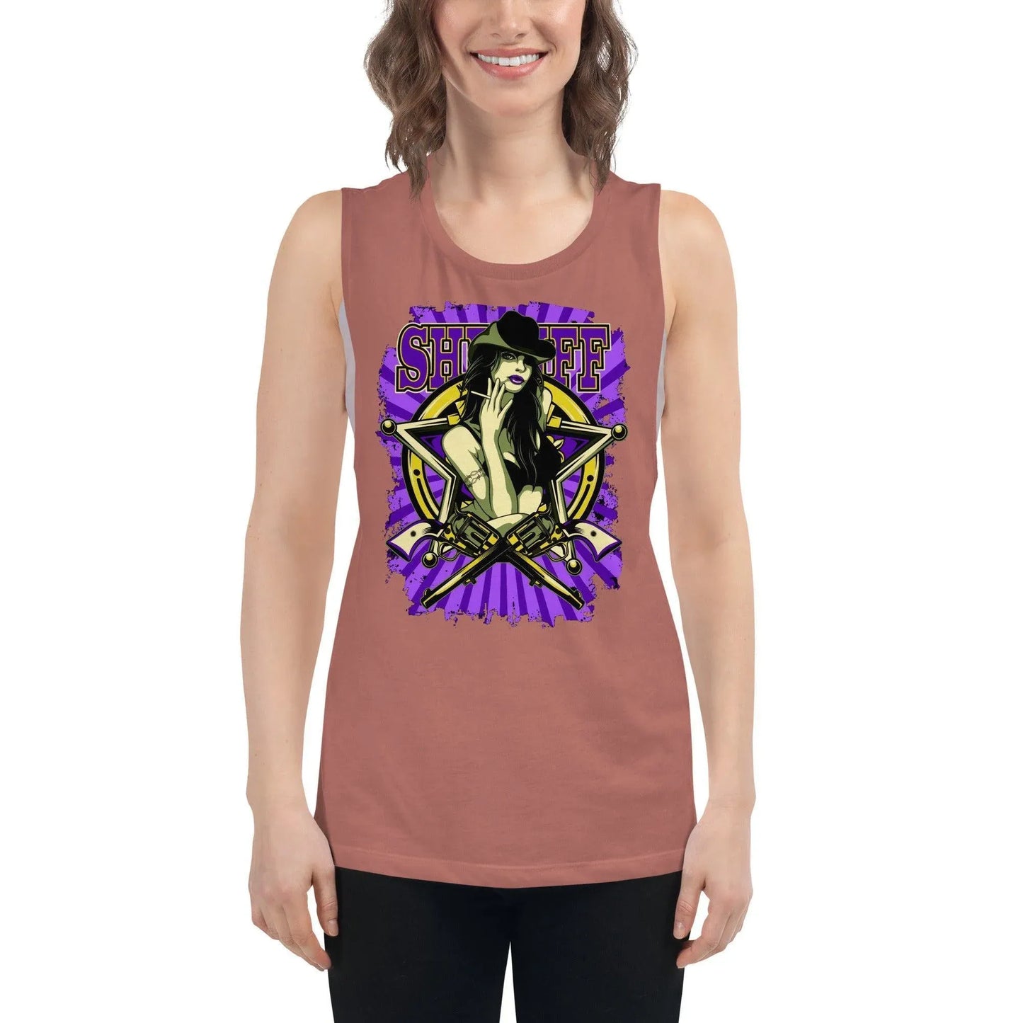 sheriff-damen-tank-top-tank-top-jlr-design-5 - JLR Design
