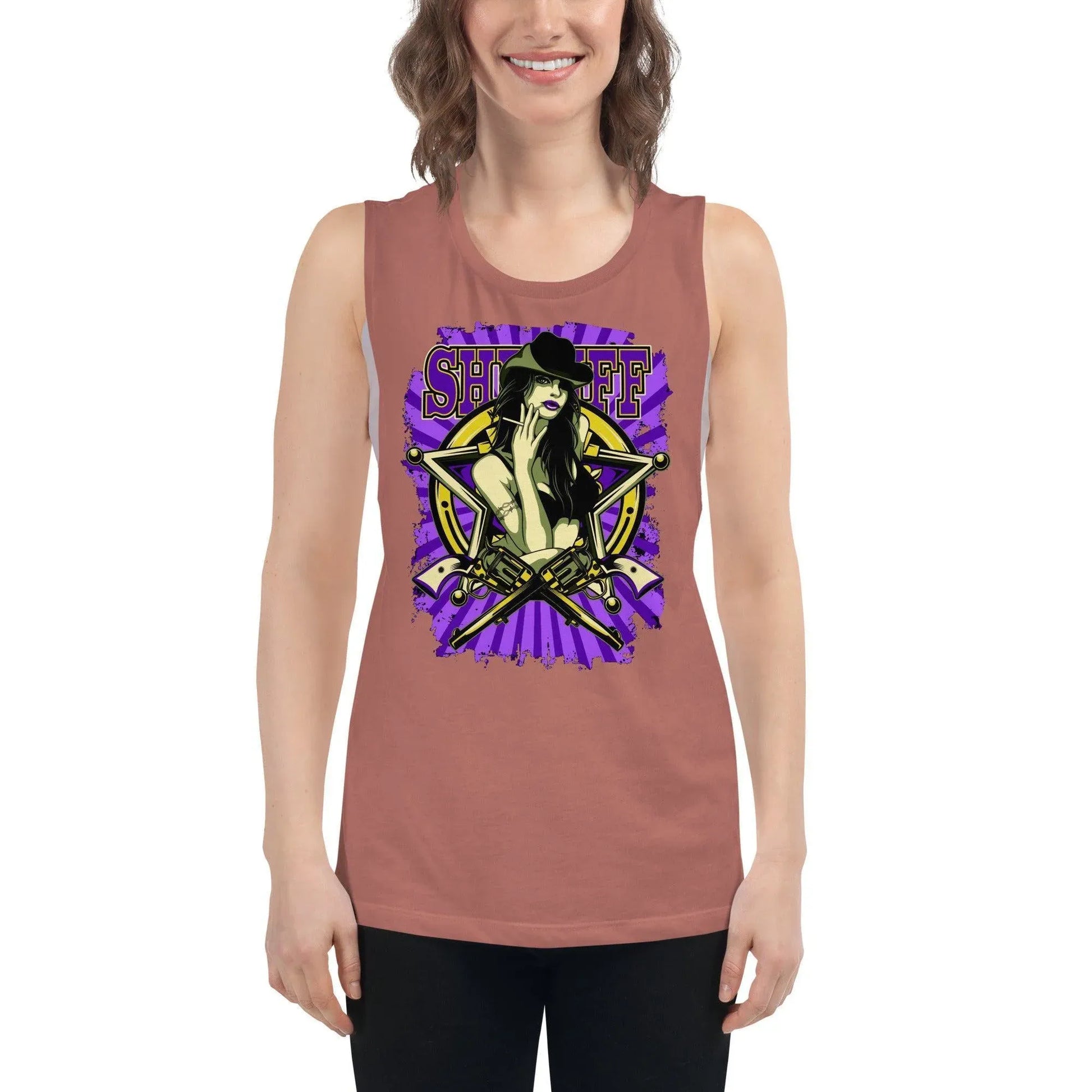 sheriff-damen-tank-top-tank-top-jlr-design-5 - JLR Design