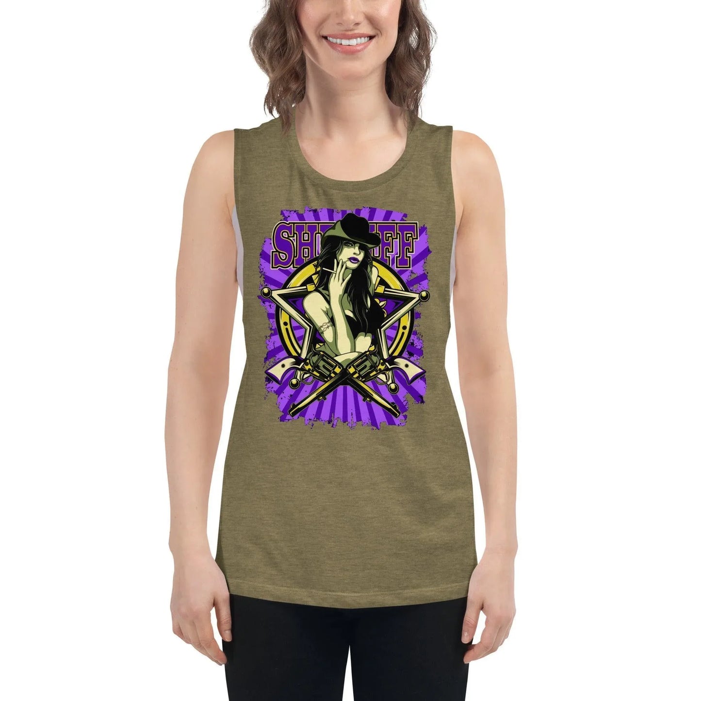 sheriff-damen-tank-top-tank-top-jlr-design-8 - JLR Design