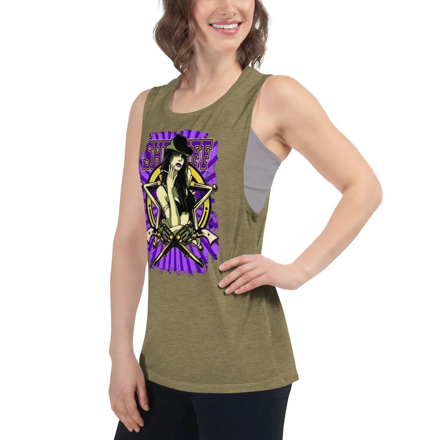 sheriff-damen-tank-top-tank-top-jlr-design-9 - JLR Design