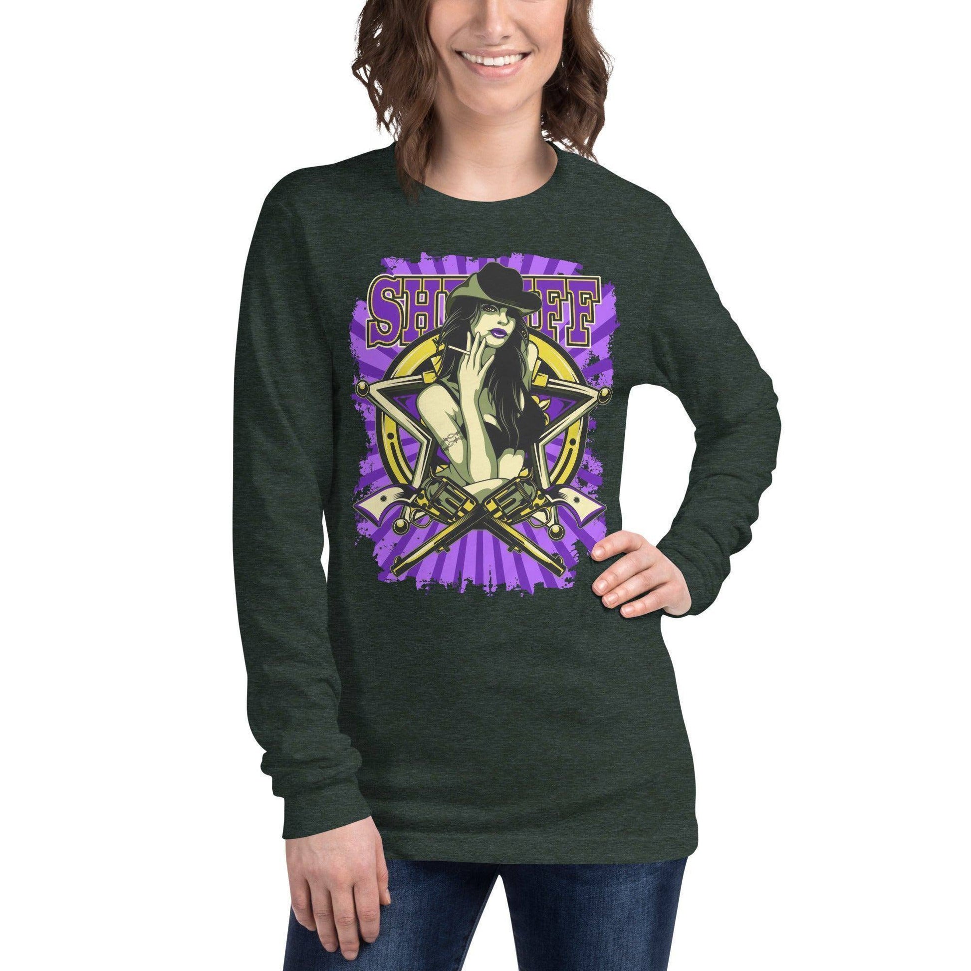 sheriff-langarmshirt-langarmshirt-jlr-design-15617 - JLR Design