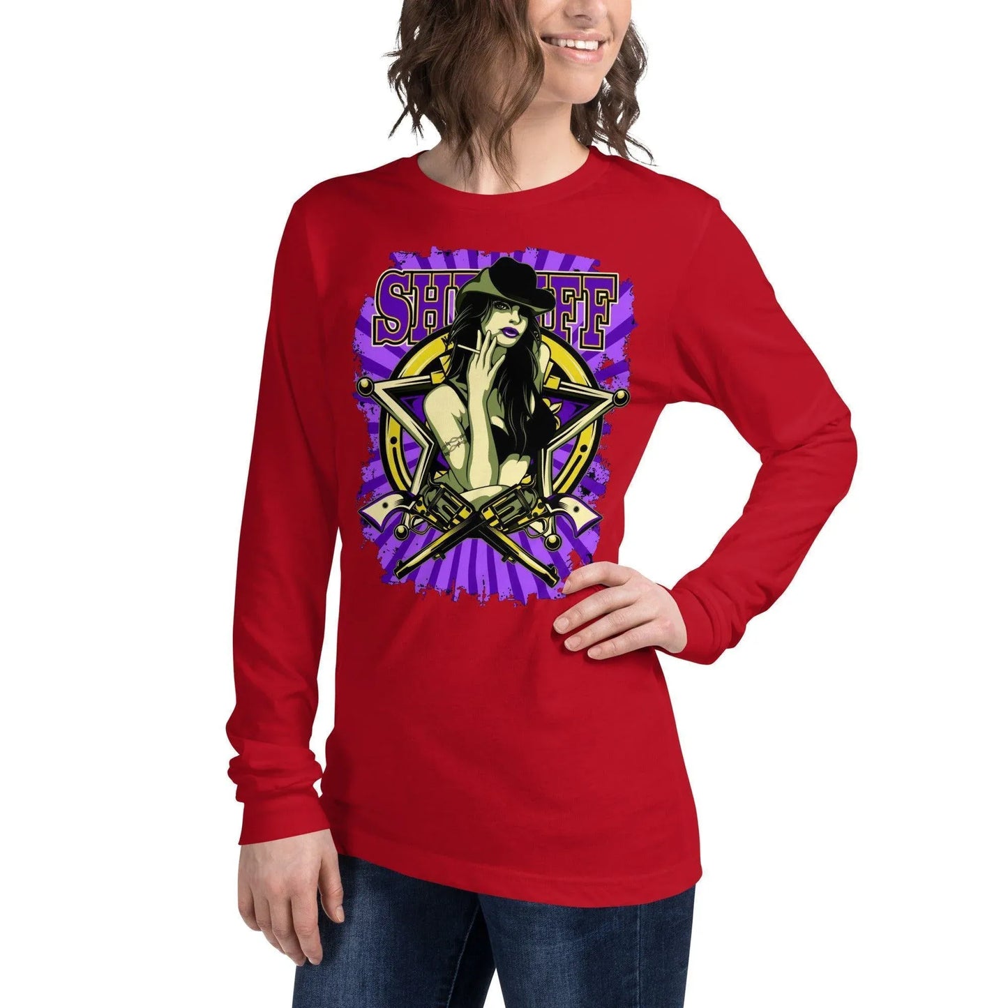 sheriff-langarmshirt-langarmshirt-jlr-design-27932 - JLR Design