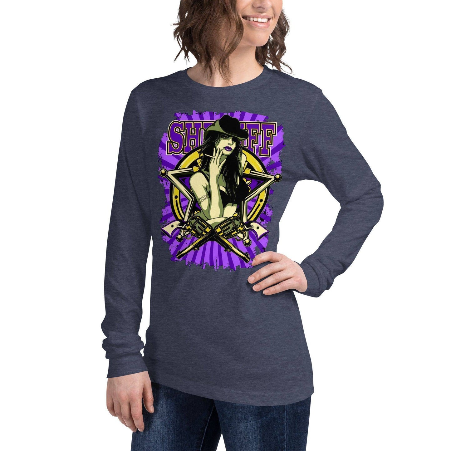 sheriff-langarmshirt-langarmshirt-jlr-design-41858 - JLR Design