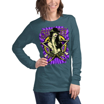 sheriff-langarmshirt-langarmshirt-jlr-design-70592 - JLR Design
