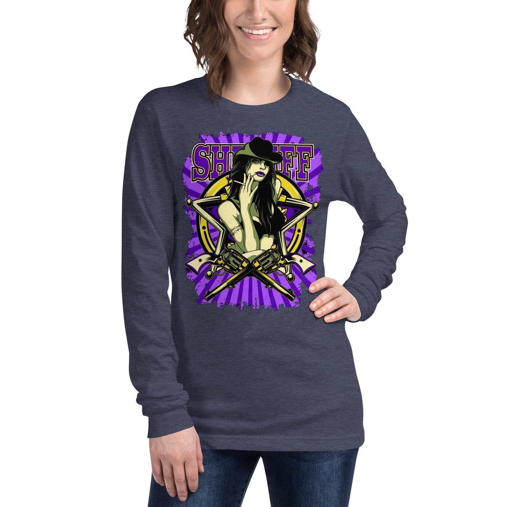 sheriff-langarmshirt-langarmshirt-jlr-design-79944 - JLR Design