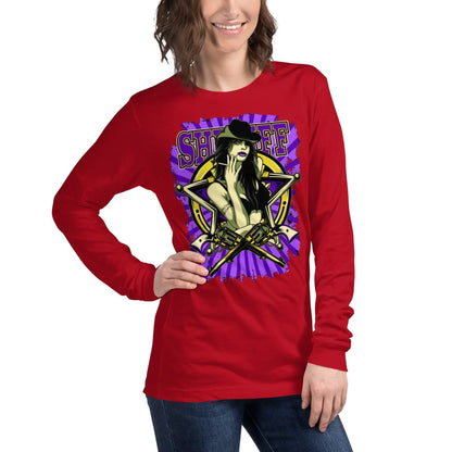 sheriff-langarmshirt-langarmshirt-jlr-design-87685 - JLR Design