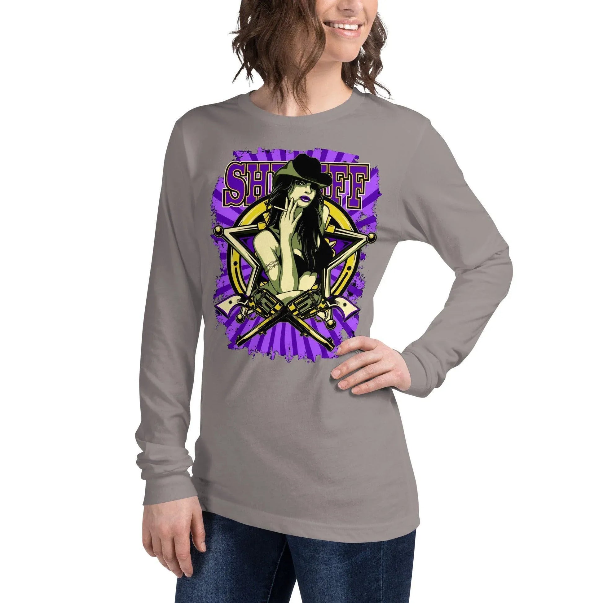 sheriff-langarmshirt-langarmshirt-jlr-design-89874 - JLR Design