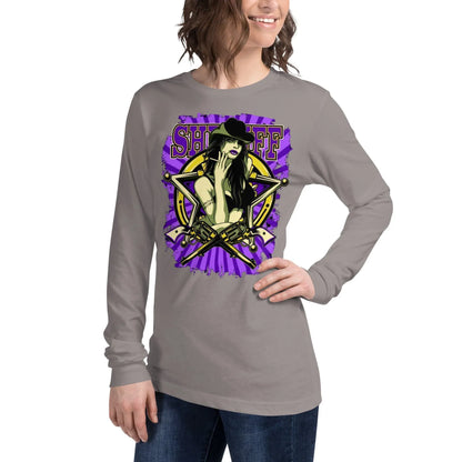 sheriff-langarmshirt-langarmshirt-jlr-design-89874 - JLR Design