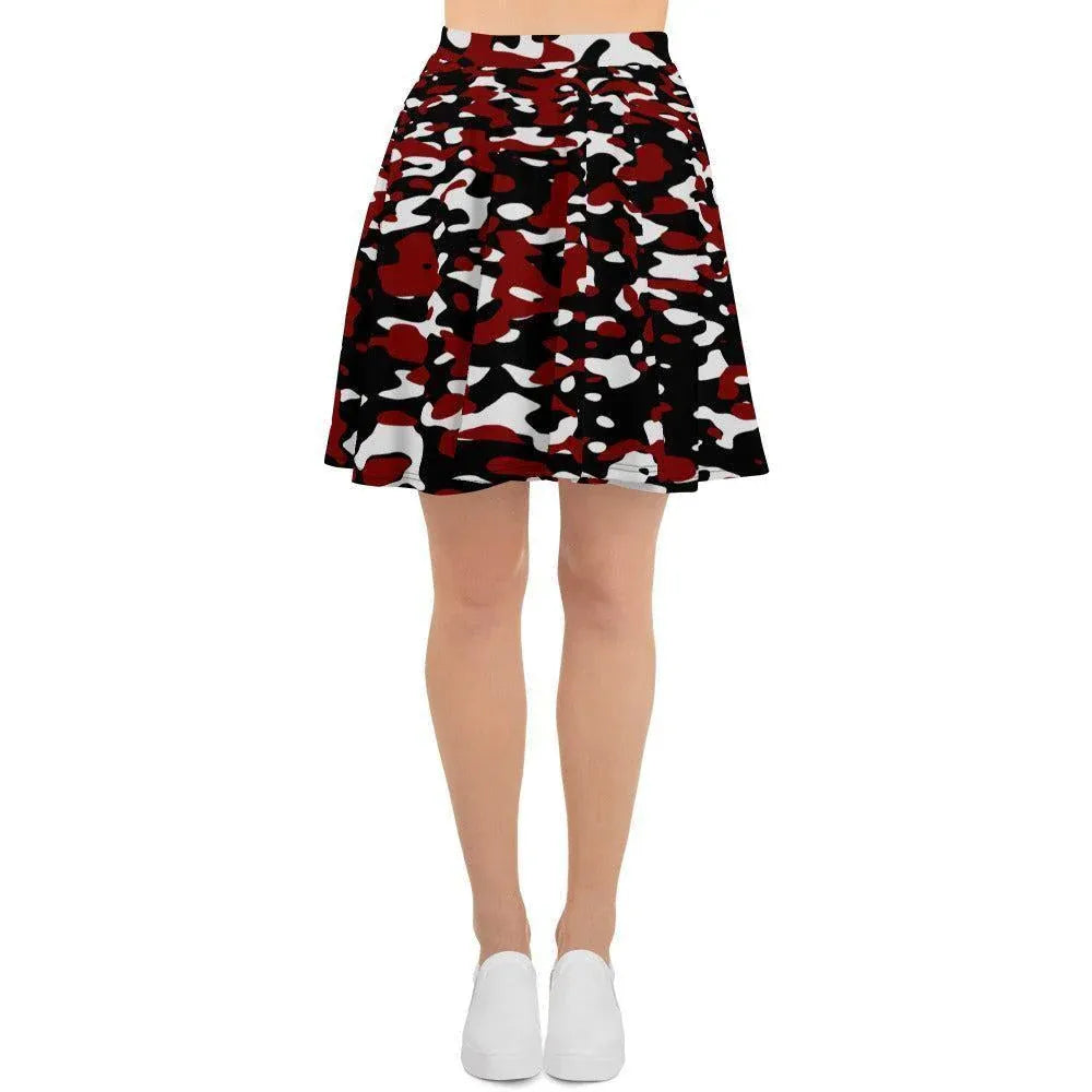 skater-rock-mit-camouflage-muster-or-schwarz-rot-weiss-or-sportlicher-a-linien-rock-mit-uv-schutz-upf-50-skater-rock-jlr-design-2 - JLR Design