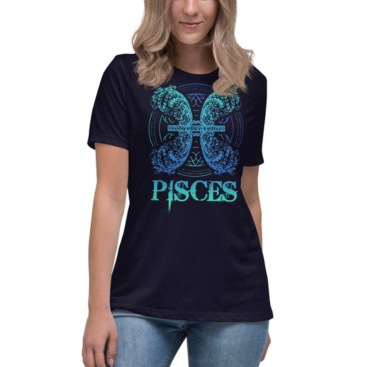 sternzeichen-fische-damen-t-shirt-t-shirt-jlr-design-1 - JLR Design