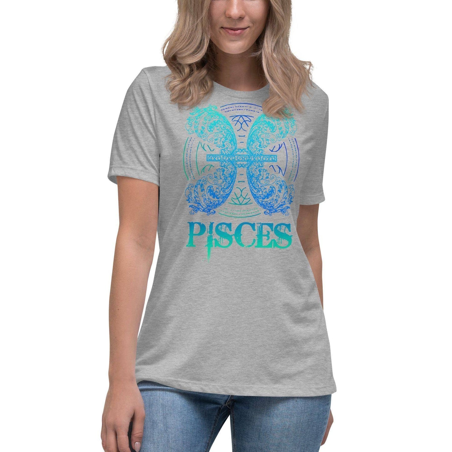 sternzeichen-fische-damen-t-shirt-t-shirt-jlr-design-11 - JLR Design