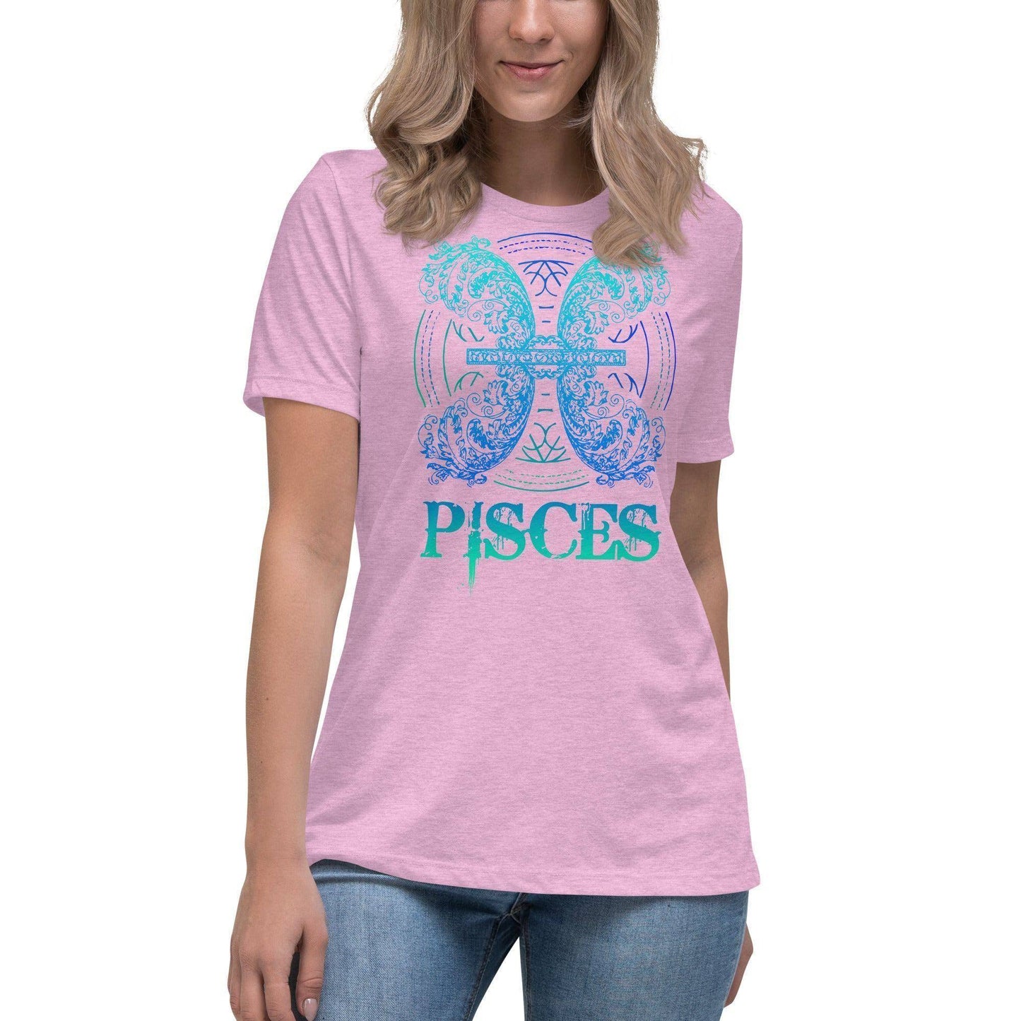 sternzeichen-fische-damen-t-shirt-t-shirt-jlr-design-13 - JLR Design