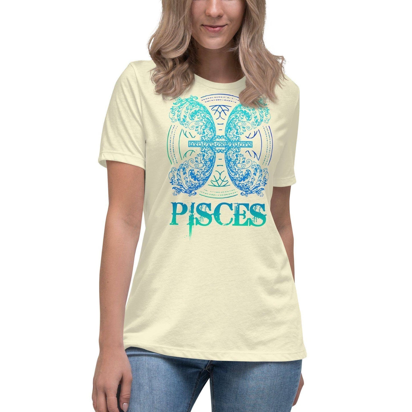 sternzeichen-fische-damen-t-shirt-t-shirt-jlr-design-15 - JLR Design