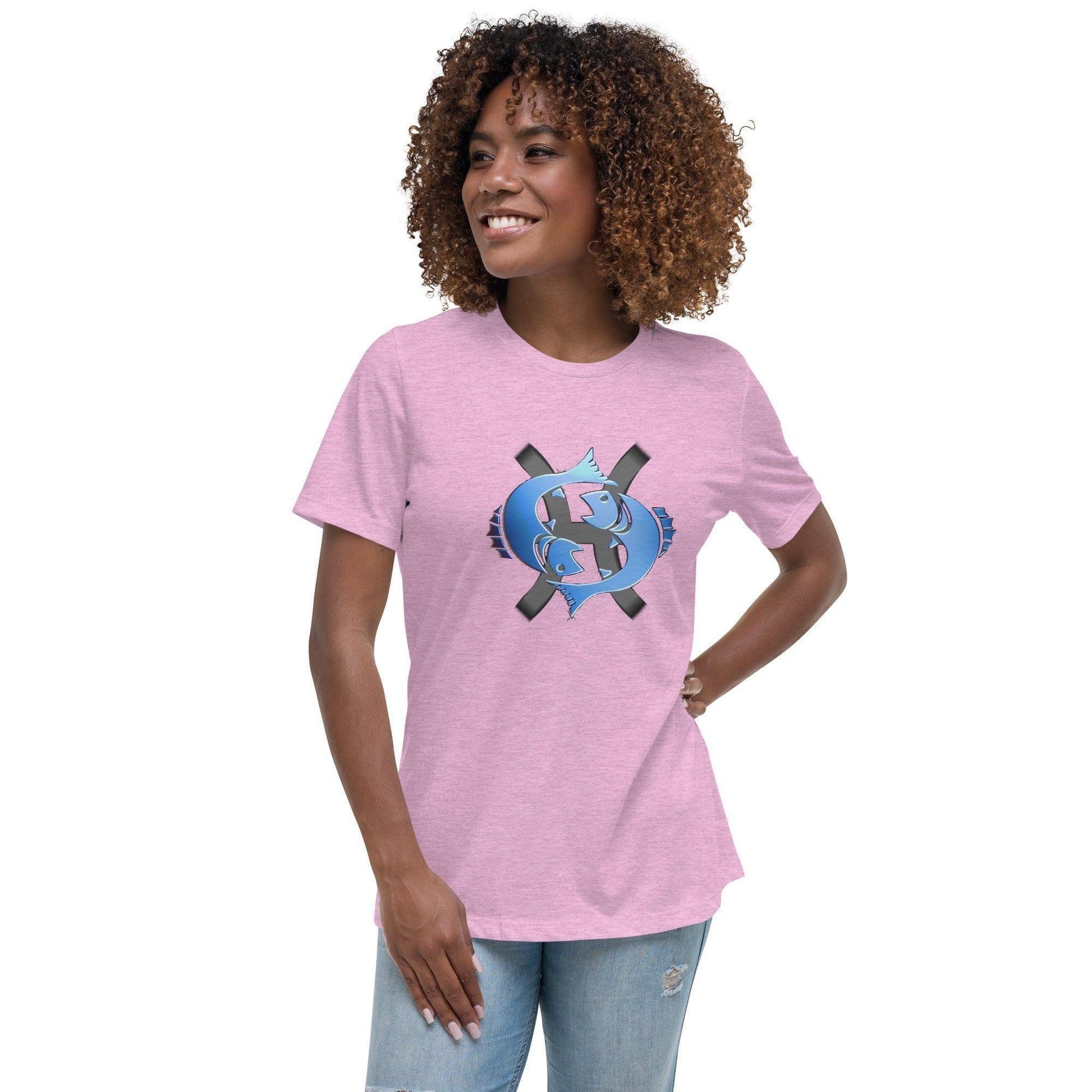 sternzeichen-fische-damen-t-shirt-t-shirt-jlr-design-37444 - JLR Design