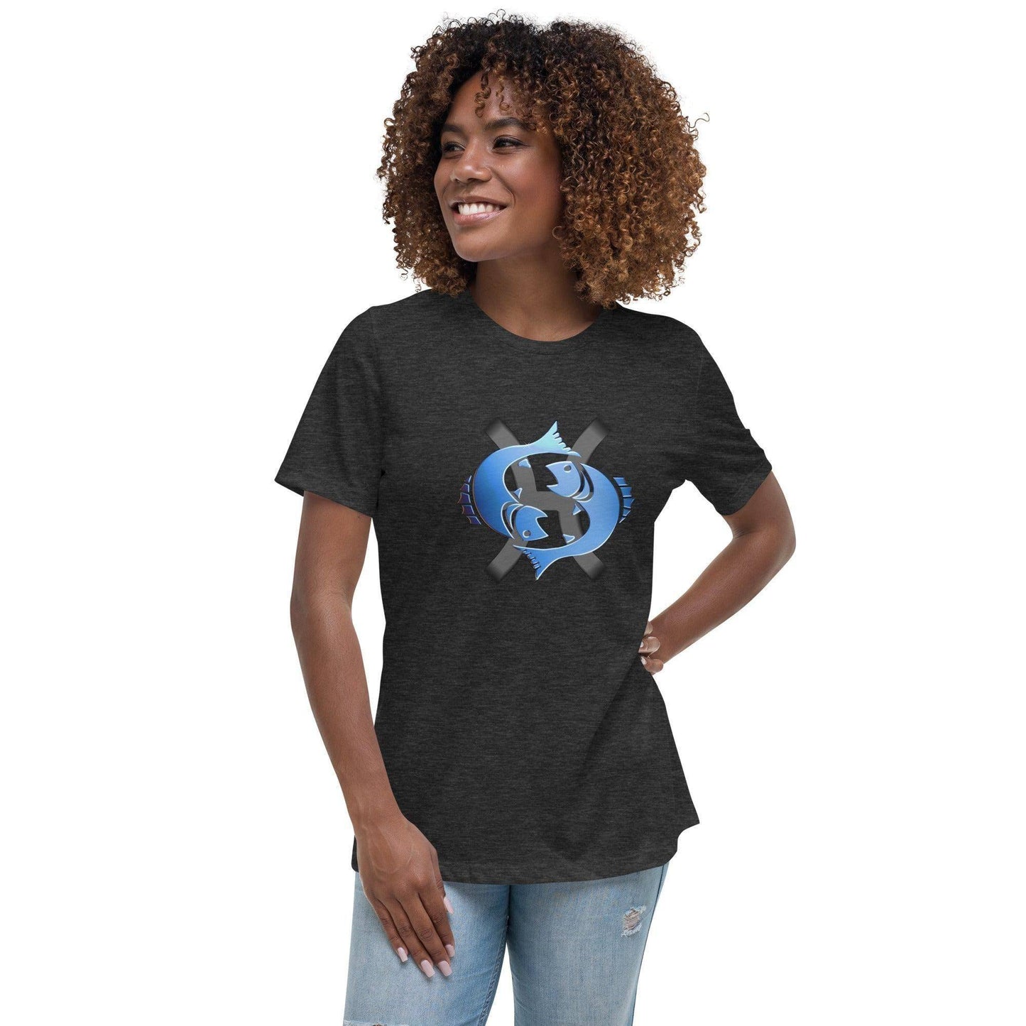 sternzeichen-fische-damen-t-shirt-t-shirt-jlr-design-68593 - JLR Design