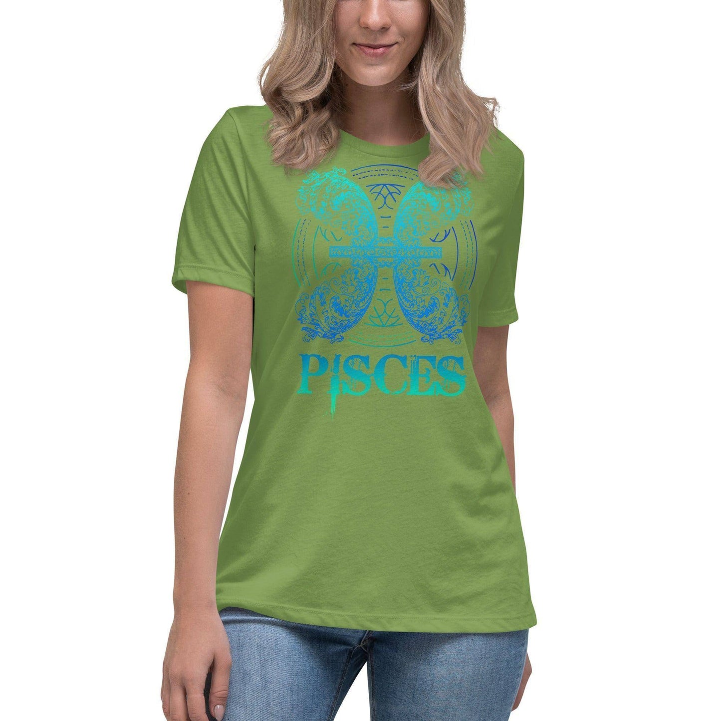 sternzeichen-fische-damen-t-shirt-t-shirt-jlr-design-8 - JLR Design