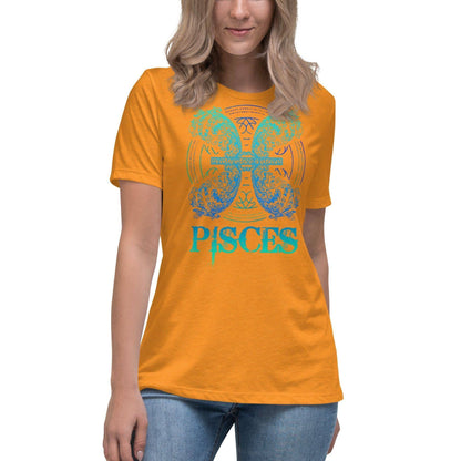 sternzeichen-fische-damen-t-shirt-t-shirt-jlr-design-9 - JLR Design