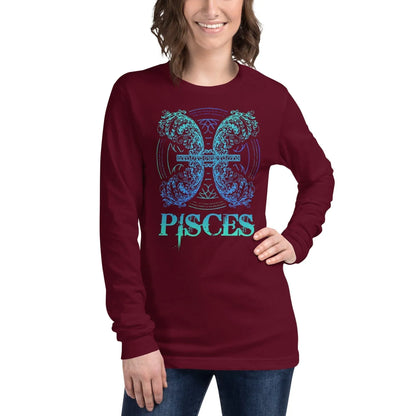 sternzeichen-fische-langarmshirt-langarmshirt-jlr-design-12 - JLR Design