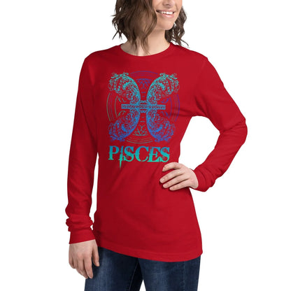 sternzeichen-fische-langarmshirt-langarmshirt-jlr-design-16 - JLR Design