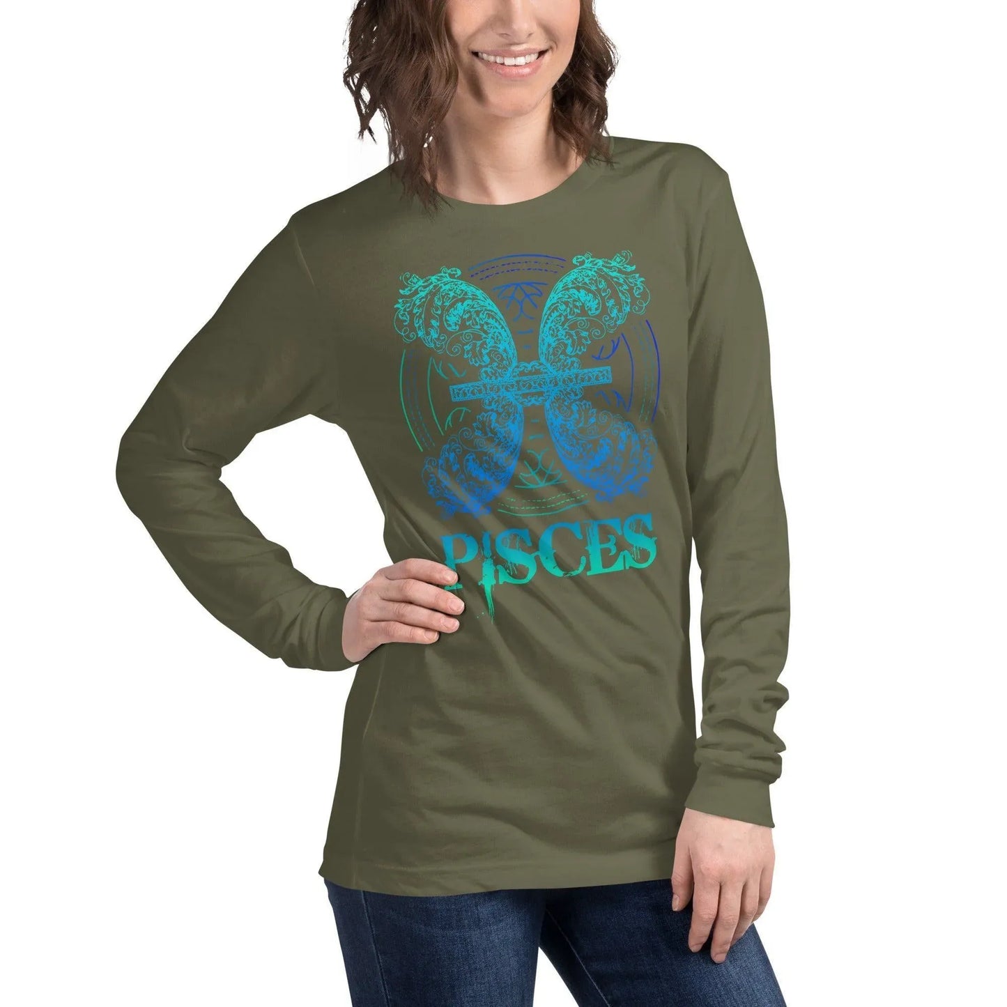 sternzeichen-fische-langarmshirt-langarmshirt-jlr-design-35 - JLR Design