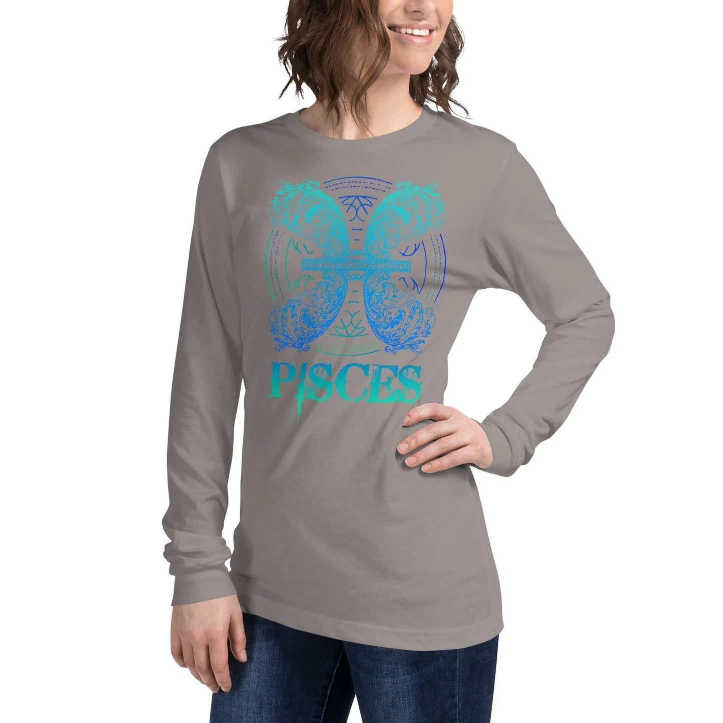 sternzeichen-fische-langarmshirt-langarmshirt-jlr-design-37 - JLR Design
