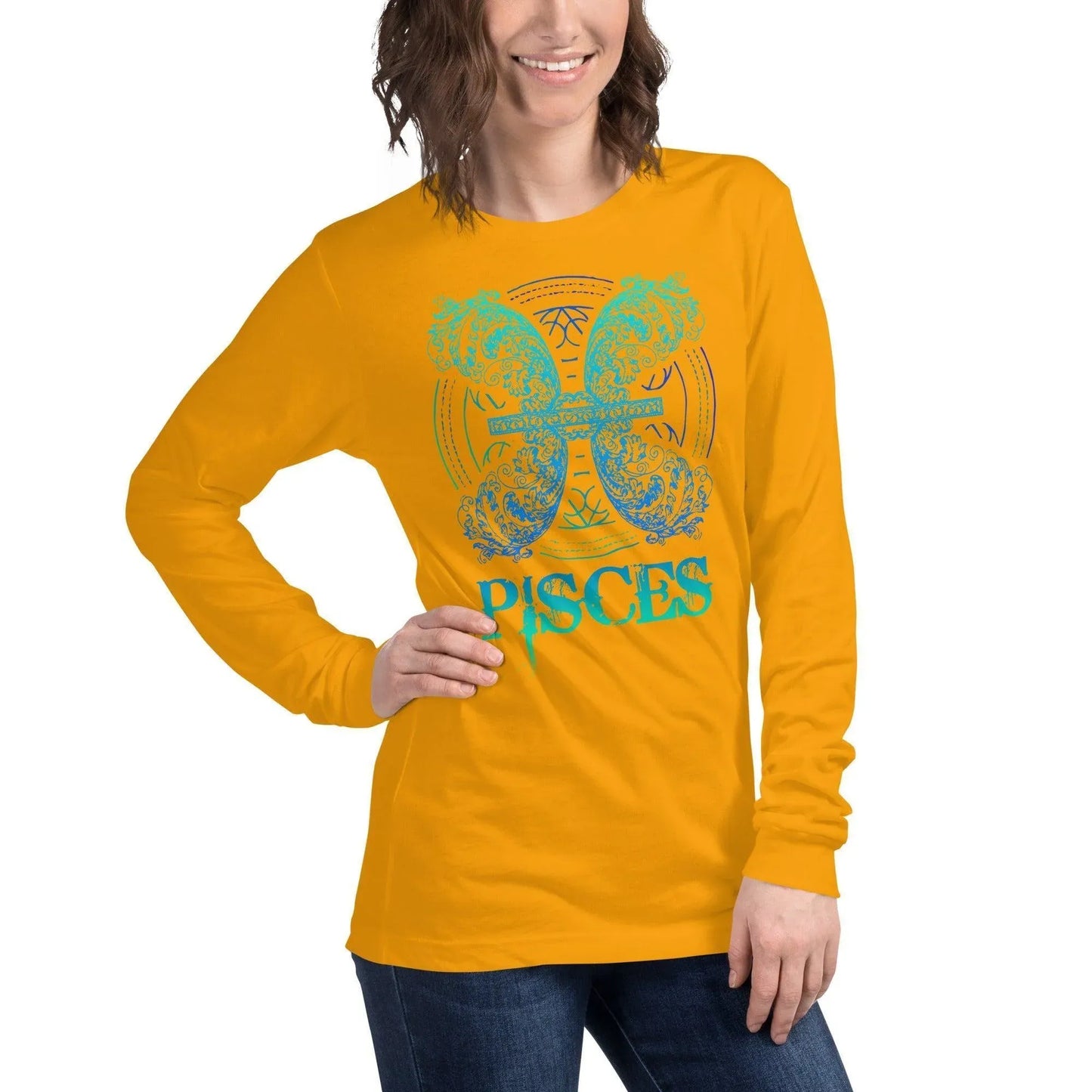 sternzeichen-fische-langarmshirt-langarmshirt-jlr-design-41 - JLR Design