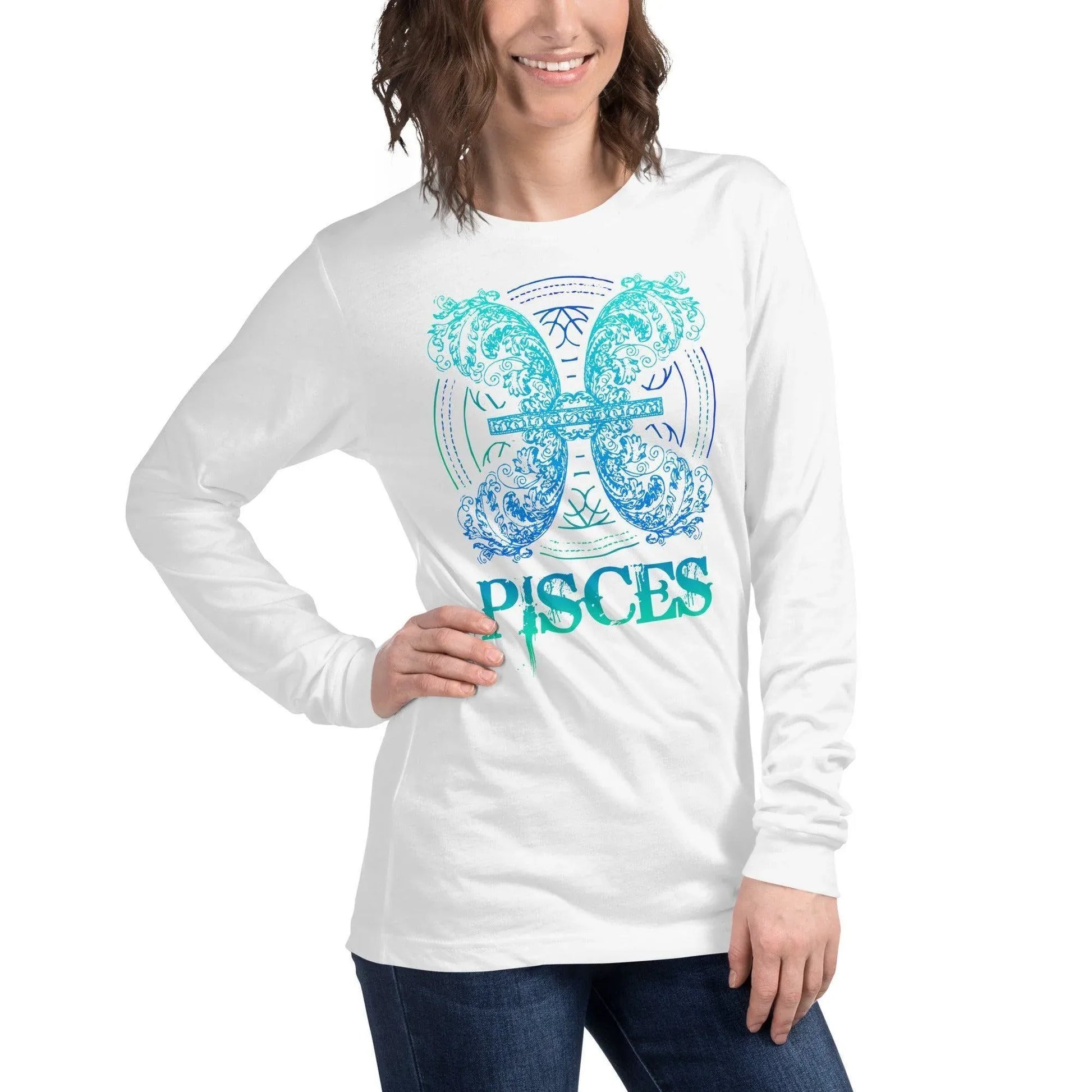sternzeichen-fische-langarmshirt-langarmshirt-jlr-design-44 - JLR Design