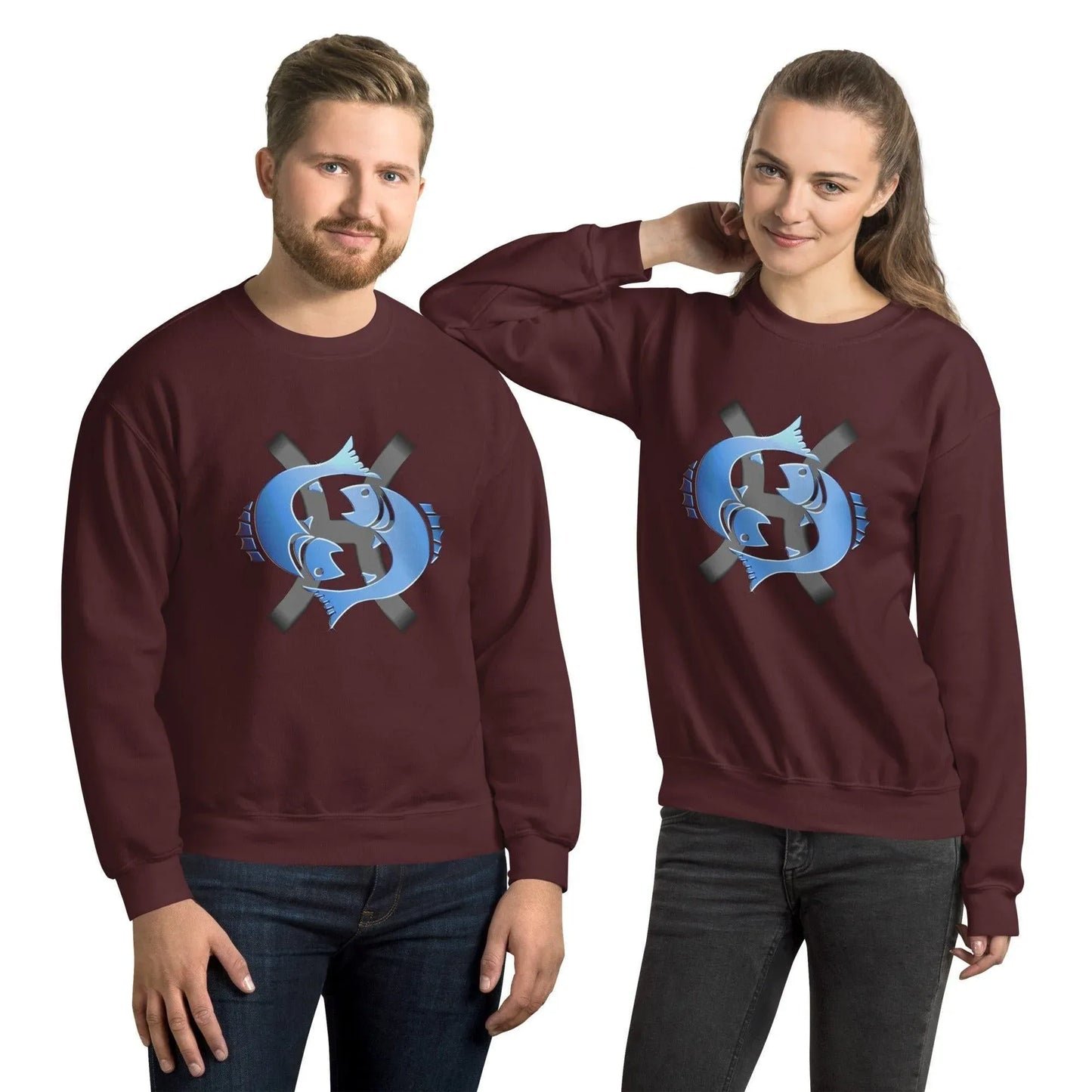 sternzeichen-fische-unisex-pullover-pullover-jlr-design-11730 - JLR Design