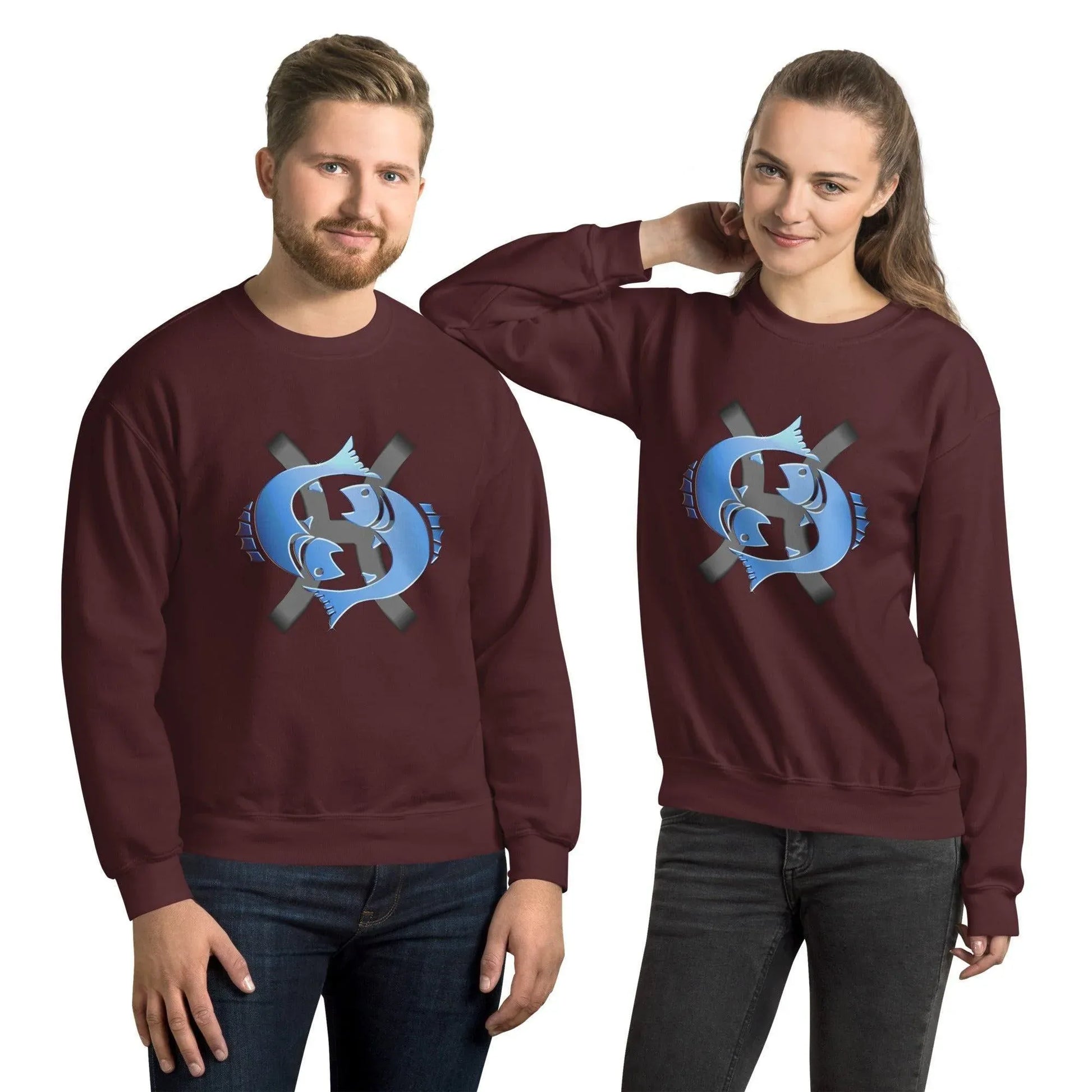 sternzeichen-fische-unisex-pullover-pullover-jlr-design-11730 - JLR Design