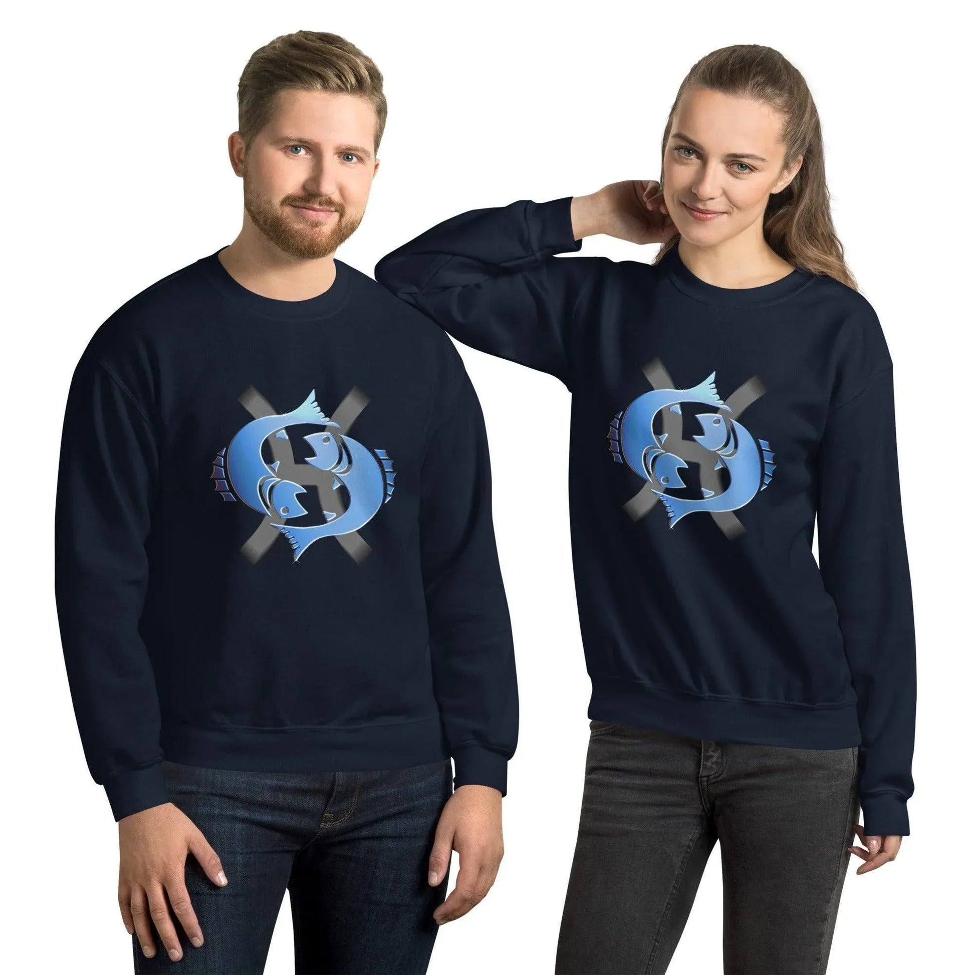 sternzeichen-fische-unisex-pullover-pullover-jlr-design-12046 - JLR Design