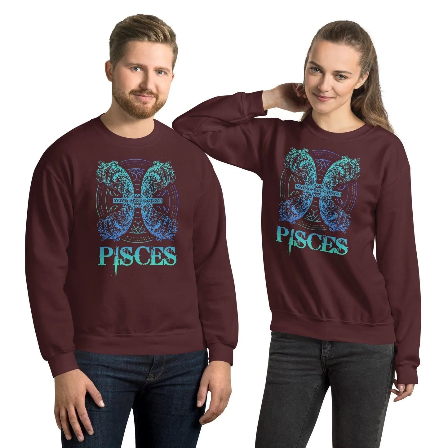sternzeichen-fische-unisex-pullover-pullover-jlr-design-4 - JLR Design