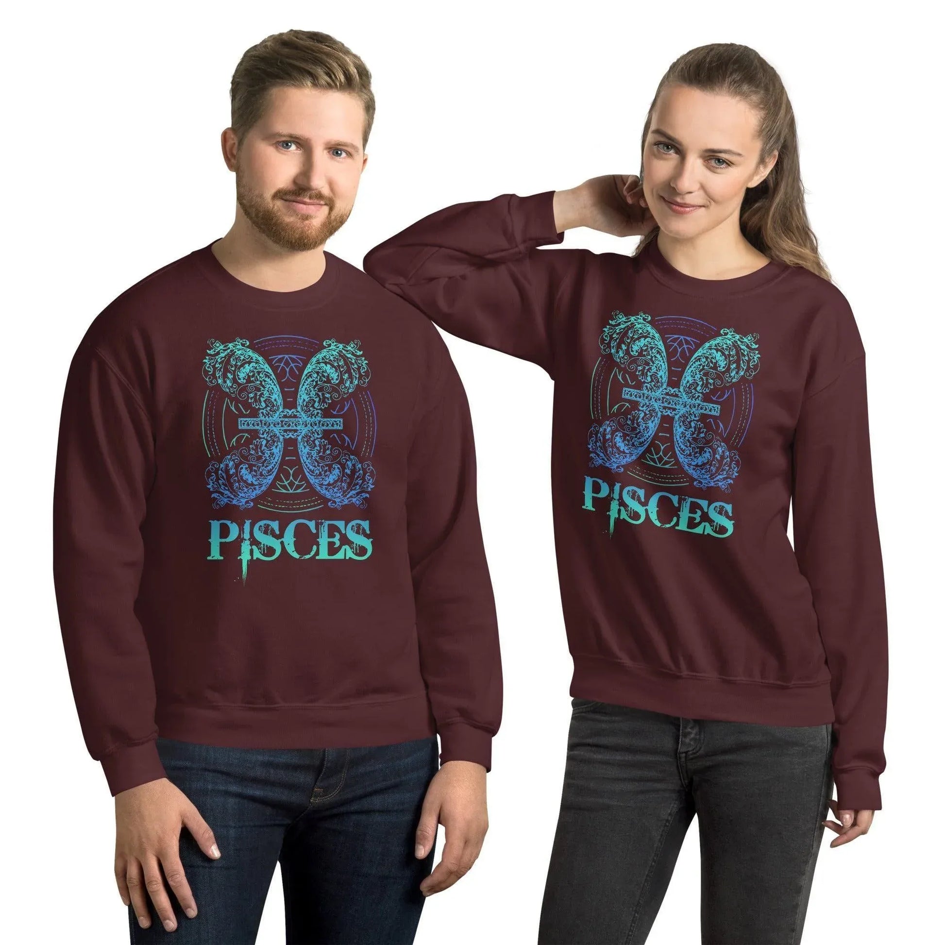 sternzeichen-fische-unisex-pullover-pullover-jlr-design-4 - JLR Design