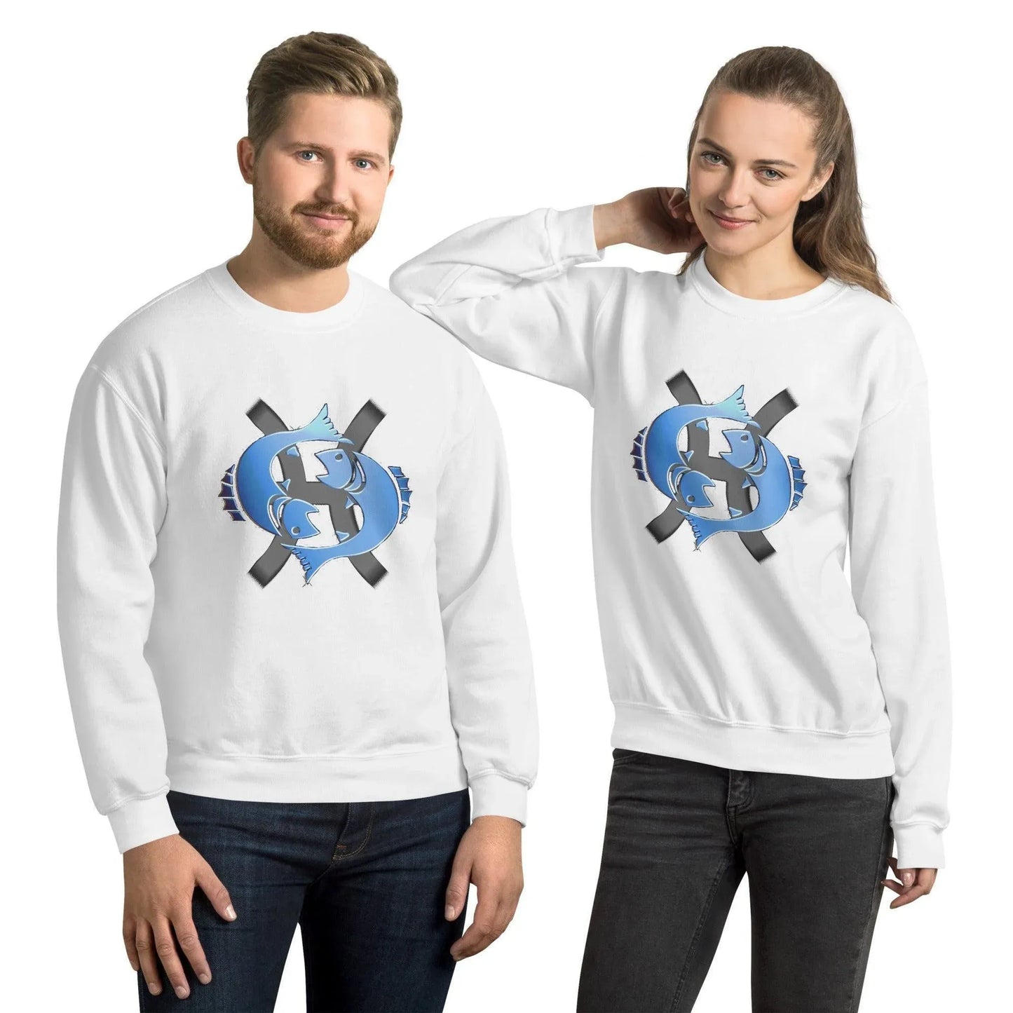 sternzeichen-fische-unisex-pullover-pullover-jlr-design-56022 - JLR Design