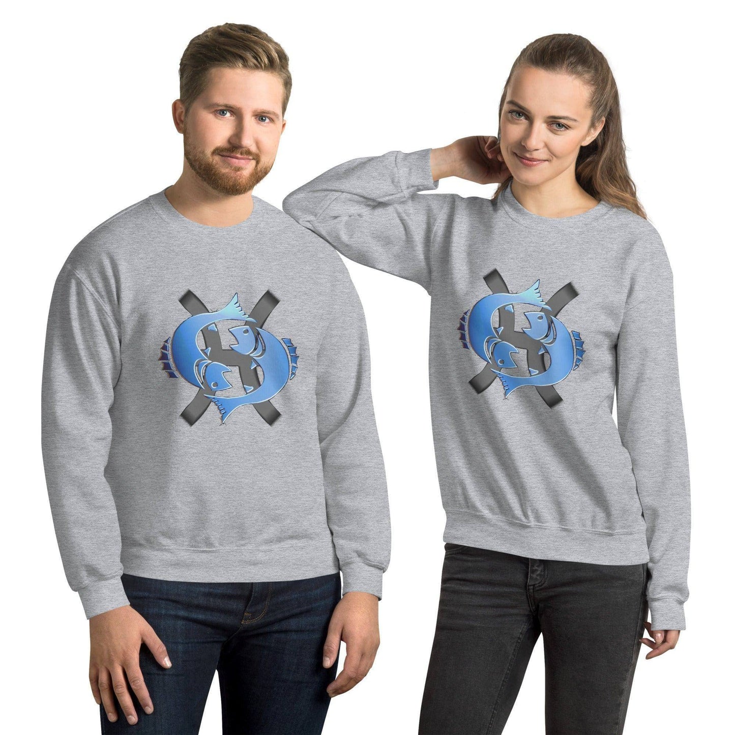sternzeichen-fische-unisex-pullover-pullover-jlr-design-83232 - JLR Design