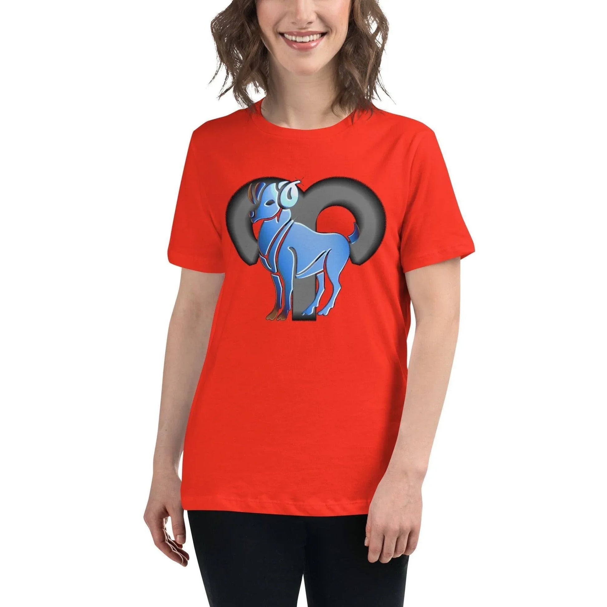 sternzeichen-widder-damen-t-shirt-t-shirt-jlr-design-89405 - JLR Design