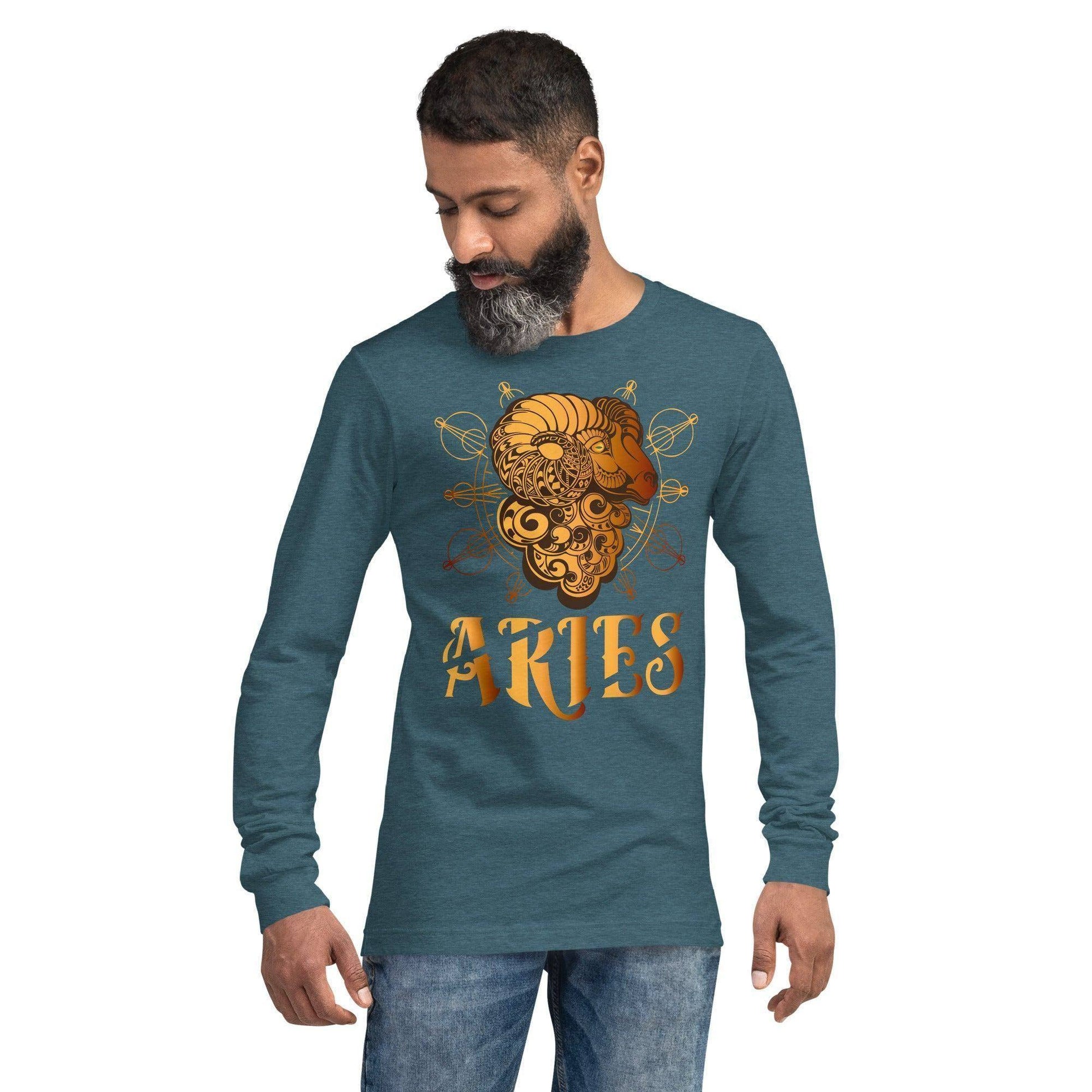 sternzeichen-widder-langarmshirt-langarmshirt-jlr-design-28 - JLR Design