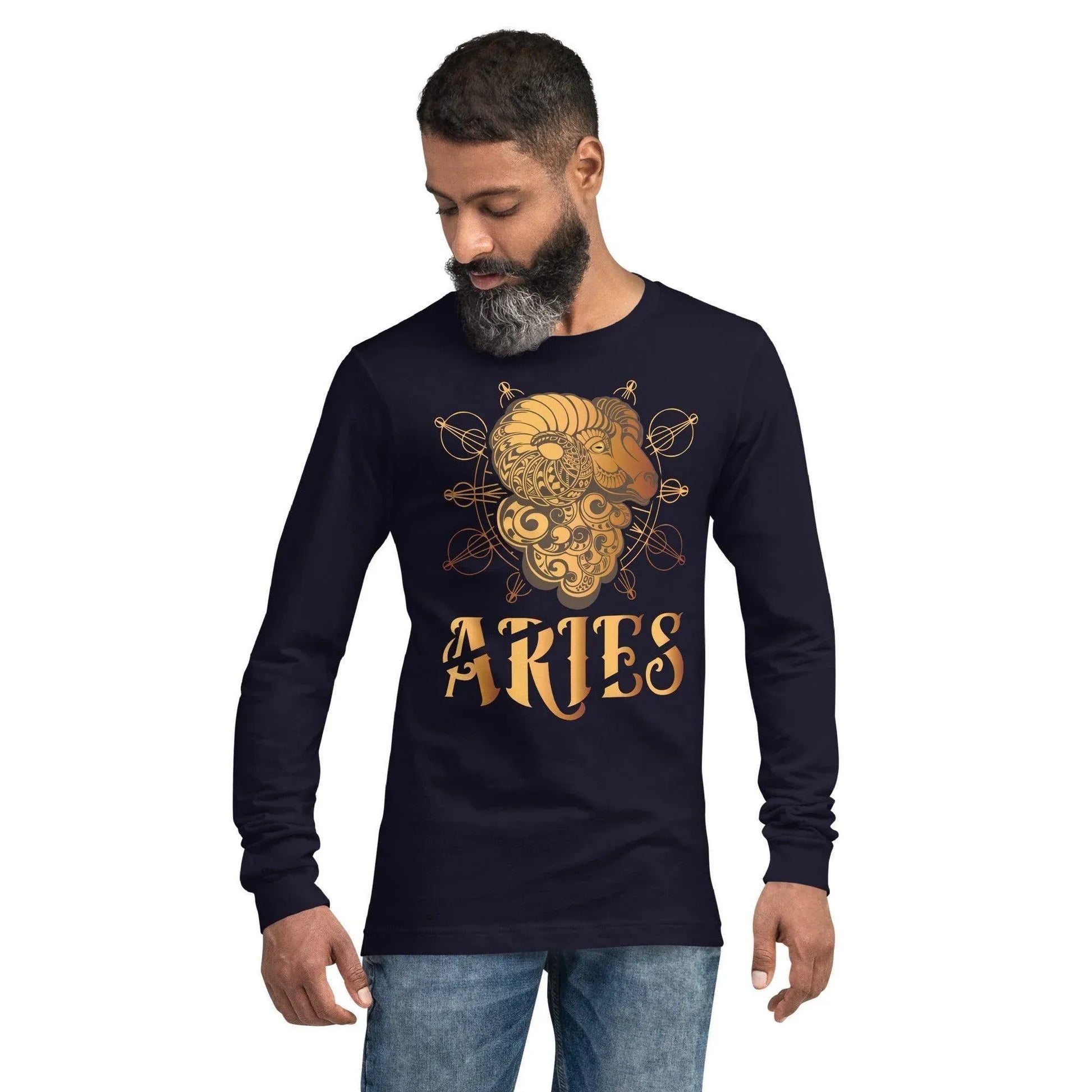 sternzeichen-widder-langarmshirt-langarmshirt-jlr-design-7 - JLR Design