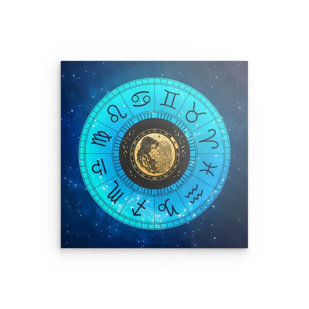 sternzeichen-zwillinge-metall-poster-20-x-20-cm-metallposter-jlr-design-1 - JLR Design