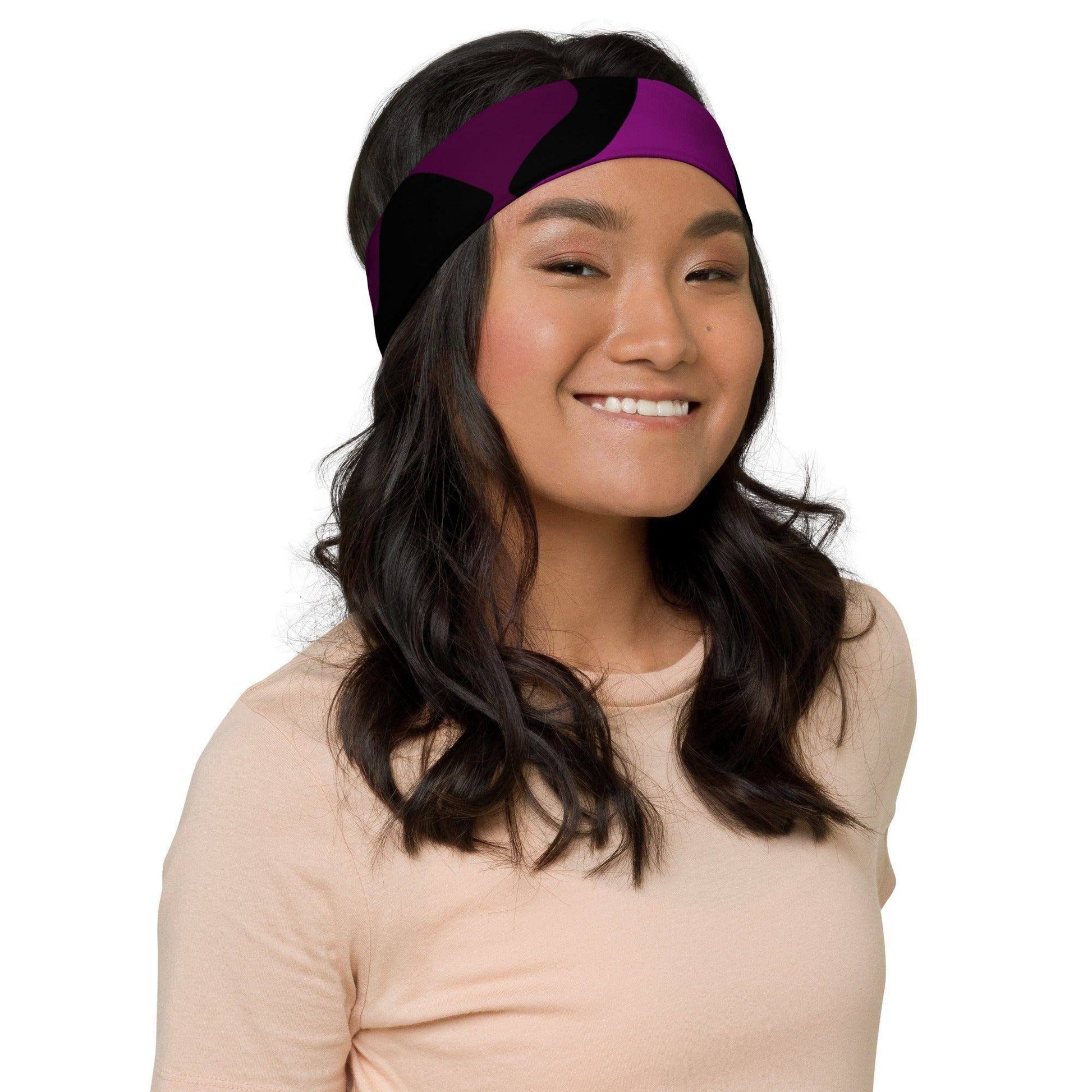 stirnband-black-violet-camouflage-or-hochwertiges-accessoire-fur-damen-and-herren-stirnband-jlr-design-2 - JLR Design