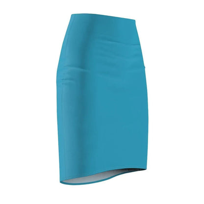 turkiser-bleistiftrock-fur-damen-eleganter-mid-waist-rock-mit-stretch-komfort-bleistiftrock-jlr-design-3 - JLR Design