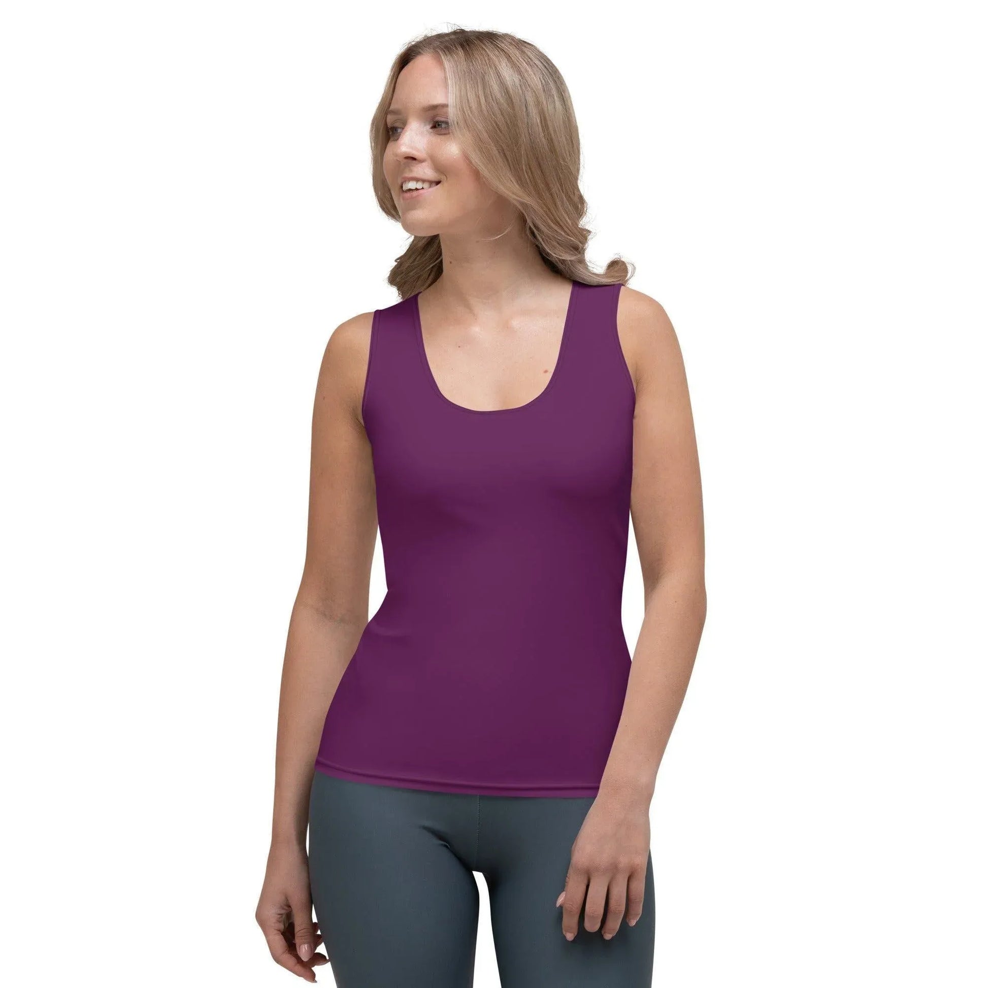 tyrian-purple-damen-tank-top-tank-top-jlr-design-2 - JLR Design