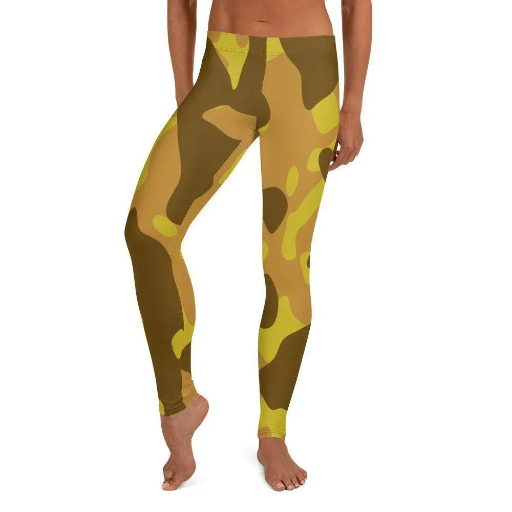 yellow-camouflage-damen-leggings-leggings-jlr-design-2 - JLR Design