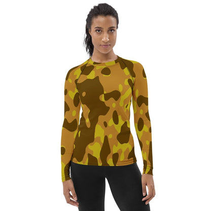 yellow-camouflage-damen-rash-guard-rash-guard-jlr-design-1 - JLR Design