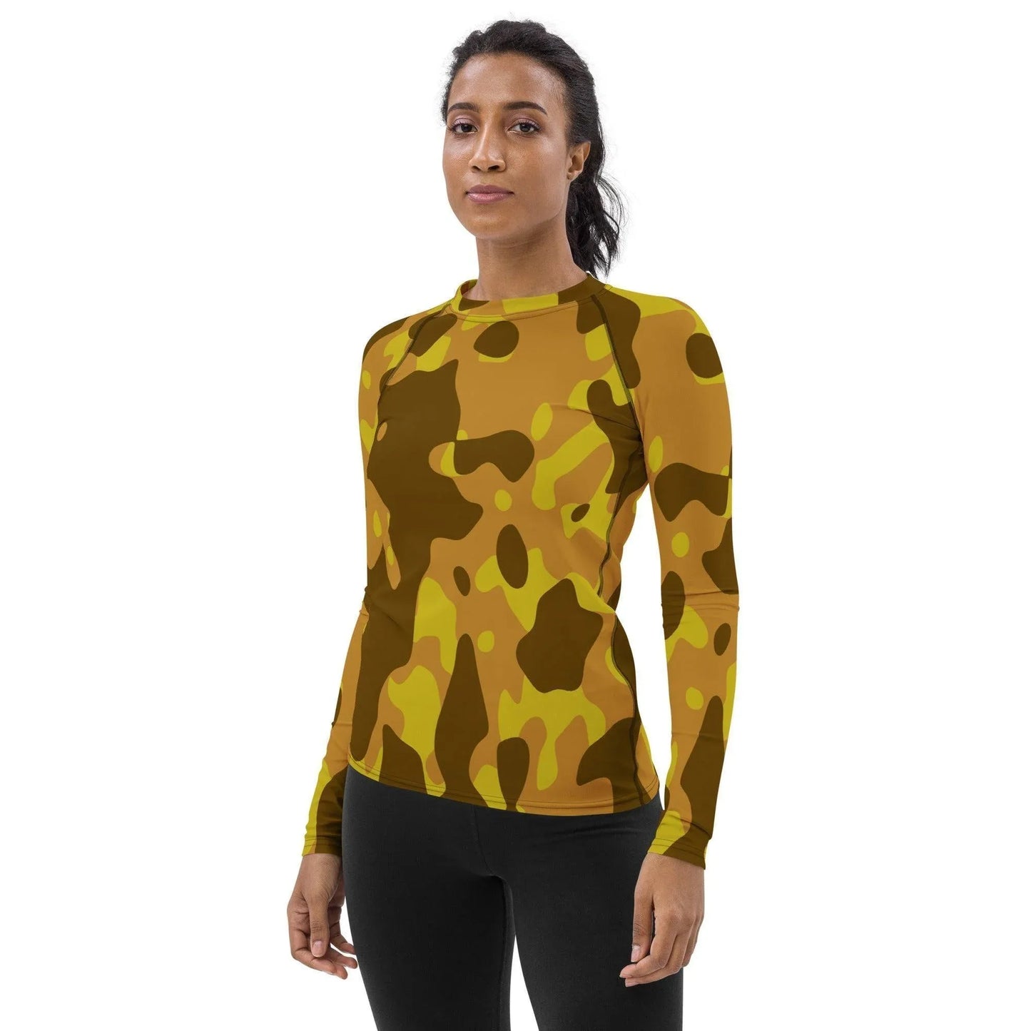 yellow-camouflage-damen-rash-guard-rash-guard-jlr-design-3 - JLR Design
