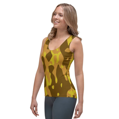 yellow-camouflage-damen-tank-top-tank-top-jlr-design-3 - JLR Design