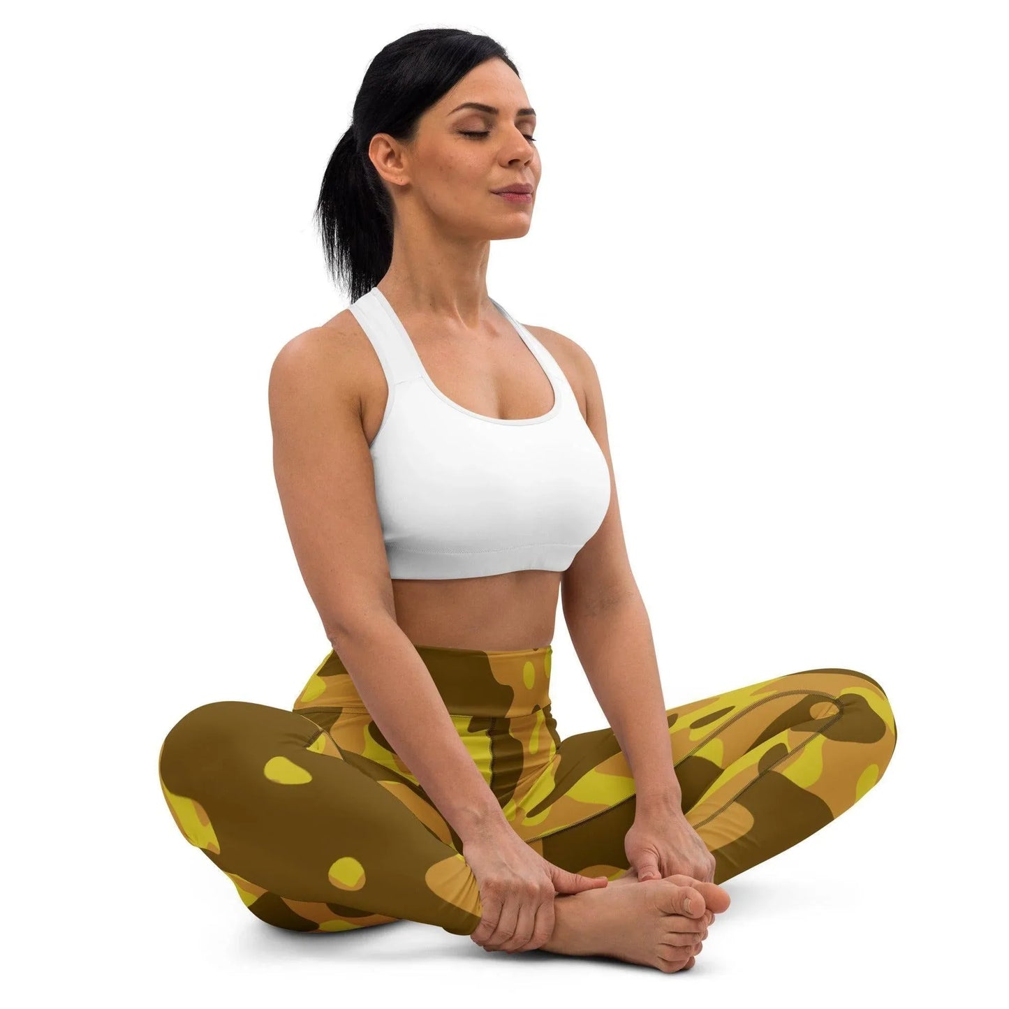 yellow-camouflage-damen-yoga-leggings-yoga-leggings-jlr-design-2 - JLR Design